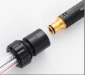 High Pressure Washing Water Gun, Nozzle Kit with 3 Pcs PVC Hose Quick Connector, Car & Garden Wash Water Gun-Black by infinite Green. 