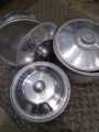 3 Pieces Pot Set Aluminium With Metal Finish 3 Pieces Degchi Set With Cover Bowl pot. 