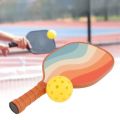 Ergonomic Cushion Grip Wooden Pickleball Paddles Ribbed Handle Colorful Pickle Ball Racket Lightweight Single Racket Pickleball Training Equipment Women. 