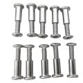 Binding screws-10 x single screw (M6 x 20mm)
10 x pair lock nuts (M6 x 18mm)-silver. 