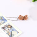 Bear Pendant Chain Necklace Bear Long Sweater Neck Chain  Gift. 