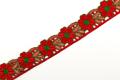 By The Yard Embroidered Trim / Lace / Border 1.77 inches (4.50 cm) wide - T125  - WF-ET. 