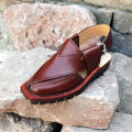 Norozi Kheri AKA Nawabi Kheri - Hand Crafted Mustard Shine Quetta Norozi Chappal With Double Sole - Hand Made Footwear Pure Leather - Norozi kheri for men - The Adi Store. 