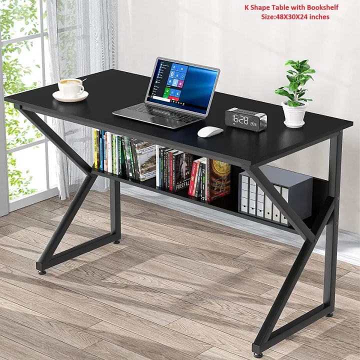 Modern K Shape Computer and Study Table Office Desk Meeting Training ...