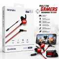 RONIN R-007 Gamerz Type-C Handsfree | 8D Surround Clear Sound Earphones | Crystal Clear Sound | Powerful & Deep Bass | Clear Calling | Immersive Stereo Sound | 122dB | 20Hz–20kHz | 1.2m Cable  | Ronin Gaming Hand free | Gaming Handfree | HF | Type C HF. 