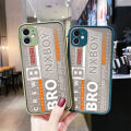 dienya For Realme GT Neo Flash Case Fashion Tide Cool Simple Word Pattern Thin Side Square Edge New Design Shockproof Frosted Transparent Hard Phone Cases Silicone Casing Full Cover Camera Protection Softcase Boy. 