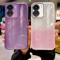 AnDyH Phone Case for Vivo Y02S Y16 Y35 Y56 5G High End Flash Powder Gradient Transparent All Inclusive Camera Protection Casing. 