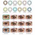 Eye Lens Event 3 Tone Contact Lenses For Girls Grey with free kit. 