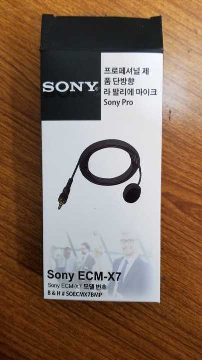 ECM-X7BMP Electret Condenser Lavalier Microphone for android and iphone