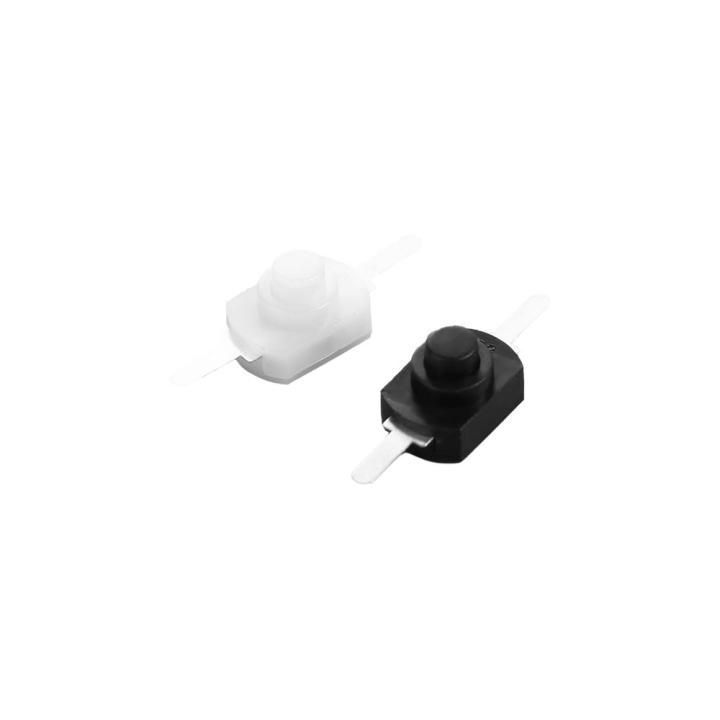 2Pins DC 30V 1A for Electric Torch Mini Push Button Self Locking Torch ...