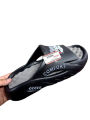 Slippers For Men - Trendy Black Slippers - High-Quality Imported Slippers for Boys & Men, Breathable Outdoor & Indoor Fashion Chappals | Comfortable. 