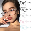 Anti-radiation Eyeglasses Computer Anti Radiation Eyeglass Women Round Anti-Blue Glasses. 