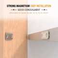 Punch-free Ultra-thin Invisible Magnet Door Catcher Firm Magnetic Glass Cabinet Wardrobe Sliding Door Super Magnetic Door Magnet Hardware. 