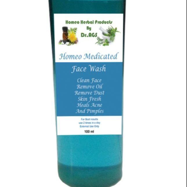 Homeo Medicated Face Wash bottle - 120ml