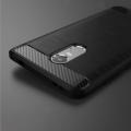 Carbon Fibre Brushed TPU Phone Case For Xiaomi Redmi Note 4 4X Soft Silicone Anti-knock Back Cover - intl. 