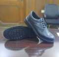 BURLY LEATHER SAFETY SHOES. 