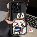 Trend Brand Label Cute Pop Mart Labubu Cartoon Couple Case Compatible For IPhone 7Plus XR 11 15 14 12 13 Pro Max 6S 15 7 6 8 Plus XS Max X SE 2020 Funny Doodle Angel Eye Soft Case. 