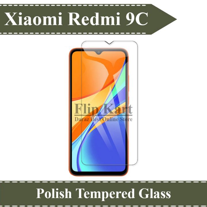 Xiaomi Redmi 9C Tempered Glass Screen Protector Premium High Quality Polish Glass For Redmi 9C