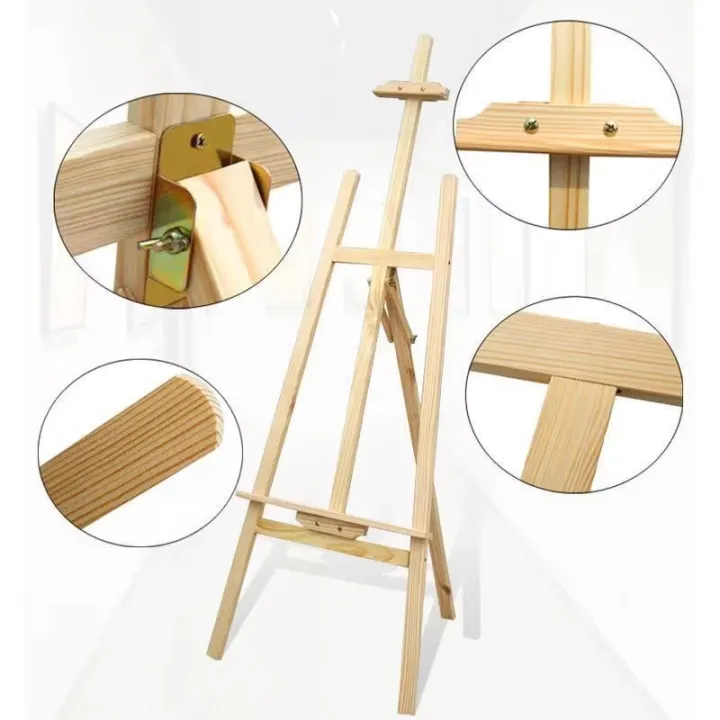 DK%20Traders%20Pine%20Wooden%20Foldable%20A-Frame%20Easel%20%7C%20Adjustable%20Display%20&%20Painting%20Stand%20for%20Canvas%20Board%20%E2%80%93%20175%20cm%20%7C%20Art%20&%20Craft%20-%20Image%202