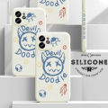 ZeroQiQi for Samsung Galaxy Note 8 Case Cute Creative Demon Doodle Phone Cover Soft Full Lens Protection Ultra Thin Phone Case. 