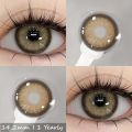 Semporna Brown Color Contact Lenses With Container And Free water Kit | Eye Lens For Girls | Color And Disposable Lenses. 