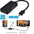 Micro USB 2.0 MHL To HDMI Cable HD 1080P For Android for Samsung HTC LG Android HDMI Converter Mini Mirco USB Adapter. 