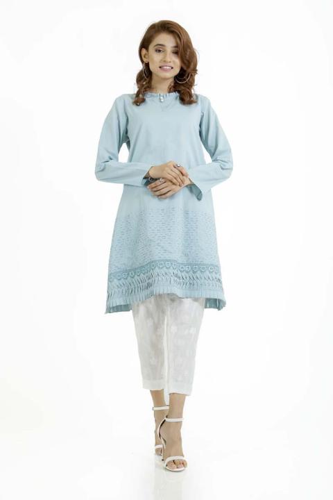 EGO%20Fall%20Collection%202019%20%20Maze%20%20Sea%20Blue%20Cotton%20Kurti%20For%20Women%20-%20Image%204
