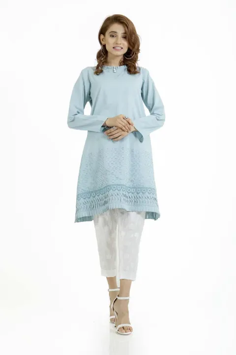 EGO%20Fall%20Collection%202019%20%20Maze%20%20Sea%20Blue%20Cotton%20Kurti%20For%20Women%20-%20Image%204