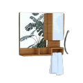 Teak Bathroom Cabinet with Mirror A Perfect Blend of Style and Functionality. 