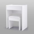 HRJ MART Vanity Dressing Table with Flip Top Mirror and Hidden Storage Box, dressing table organizer,Makeup Vanity Table Writing Desk with Cushioned Stool, White by dream decor. 
