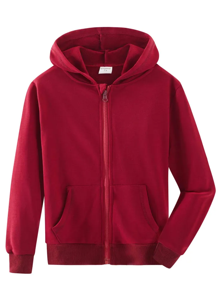 Mens red zipper hoodie hotsell