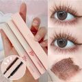 Waterproof Black Brown Mascara Lasting Matte Quick Dry Ultra-fine Brush Lengthening Eyelash Mascara Lash Extension Makeup Tool. 