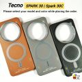 Tecno Spark 30 / Spark 30C - Slim & Lightweight, Anti fingerprint Premium TPU Back Cover Case. 
