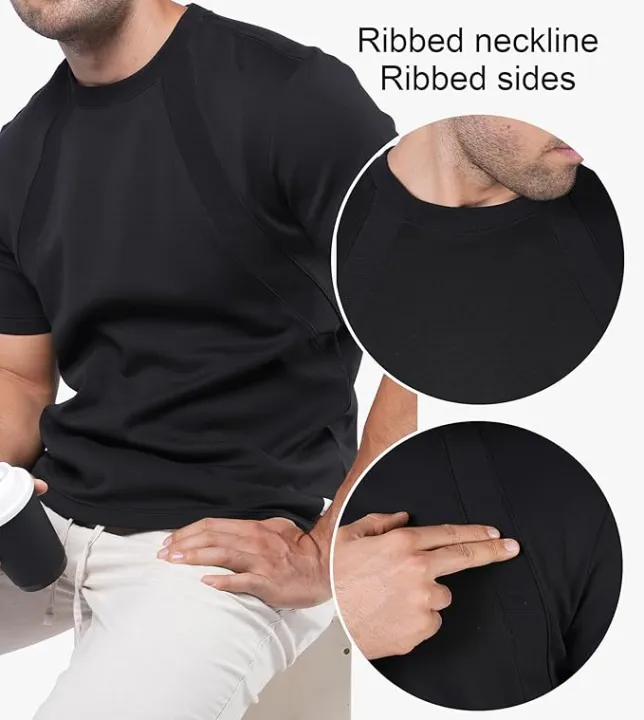 London%20Bridge%20-%20Roboc%20Spandexdry%20T-Shirts%20for%20Men%20-%20Black%20-%20Image%203
