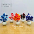Mini flower Pot Unique Artificial Flowers Plant Home, Office And Kitchen Decoration Purpose Decorating Flowers, Artificial Attractive Flowers For Home, Office And Kitchen Decor ,Party Gift. 