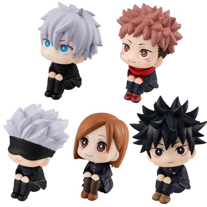 Version Anime Figure Toys Children Jujutsu Kaisen Figure Yuji Itadori Gojo Satori PVC Action Figure Kid Gift Super