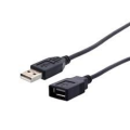 Premium Black USB Extension Cable - Fast Data Sync & Reliable. 