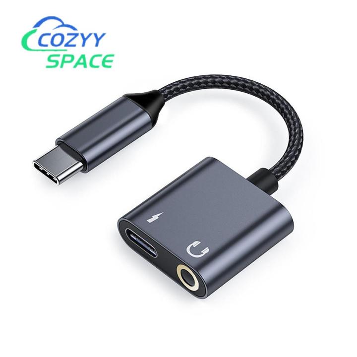 USB-C Audio Adapter Wear-resistant Type-C to 3.5mm Earphone Jack Adapter AUX Audio Cable