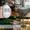2 in 1 Mosquito Killer LED Light Bulb - Electronic Insect Bug Fly Zapper Lamp - Original Insects Killer LED Bulb - Screw Type LED Bulb Suitable for Indoor Outdoor Porch Backyard - Built In Trap Indoor Outdoor Insect Killer. 