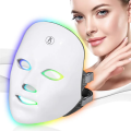 MomDaughts' 7-Color Rechargeable LED Facial Therapy Mask - Photon Skin Rejuvenation, Anti-Acne, Wrinkle Removal, Skin Brightening, Face Lifting & Whitening Beauty Device for Home Spa. 