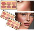 MISS ROSE 6 COLOR BLUSH PALATTE / MAKEUP BLUSHER Kit 19.2g 7004-017N2. 