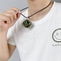 Marvel Avengers Dr Strange Necklace Men Doctor Strange Infinity Time Stones Eye of Agamotto Rotatable Necklace Keychain Kpop Straggle Steipos. 
