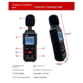 JAERBEE Digital Sound Level Meter,Sound Meter For Classroom Home Street,30-130DBA DB Meter to Measure Noise,Noise Decibel Reader. 