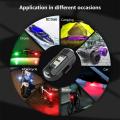 2 PCS LED Aircraft Strobe Light with 7 Color and 31 Lighting Modes USB Charging Drone Night Signal Warning Light Anti-Collision LED Night Flashing Light for Drone/Bike/Dirt Bike/Car/ Motorcycle. 