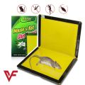 Pack of 3 Pcs Reusable Mouse Trap Glue Sticky Boards Mouse Catching and Rat Catching Glue Trap Sticky Board Book Rat Killer Glue Trap Mouse Killer and Rat Catching Glue Pads. 