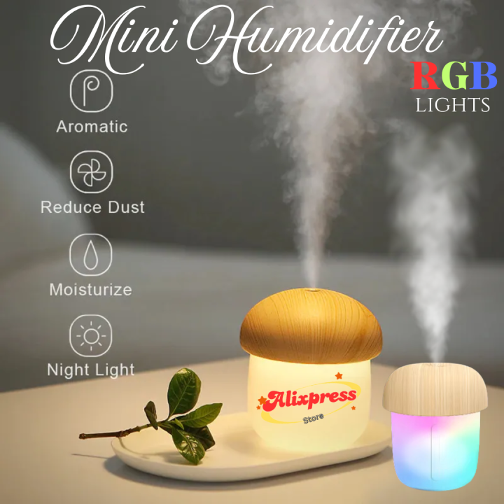 Humidifier%20For%20Room%20USB%20Mini%20Cute%20Mushroom%20Humidifier%20with%20RGB%20Night%20Lights,%20250%20ml%20Portable%20Small%20Humidifier%20-%20Image%202