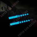Windshield Electric 5 Star Wanted Sticker Sheet Car LED Light Up Window 1 PCS. 