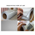 Perforated Vinyl One Way Vision Film for Window Glass Sticker. 