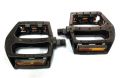 2 x paddle For Bycycle Black Color"Bike Pedals Non-Slip Bicycle" For Smooth Ride For Small Medium and Full Size Bycycles Steel Spindle Heavy Plastic Body Non Breakable. 