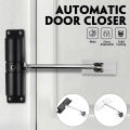 Automatic Door Closer Safety Spring Door Closer,Door Closer for Door Self Closing,Convert Hinged Doors to Self-Closing,Black. 